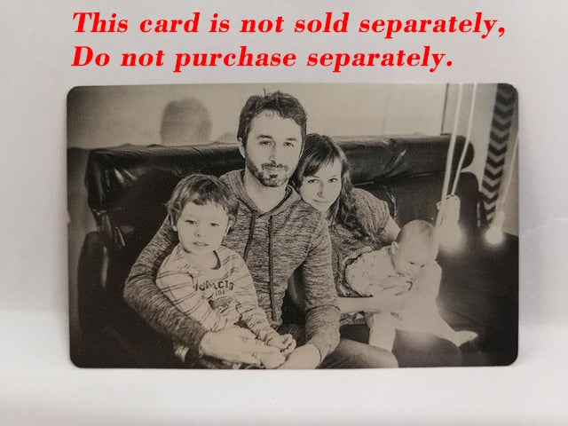 Personalized Wallet Men High Quality PU Leather for Him Engraved Wallets Men Short Purse Custom Photo Wallet Father's Day Gift