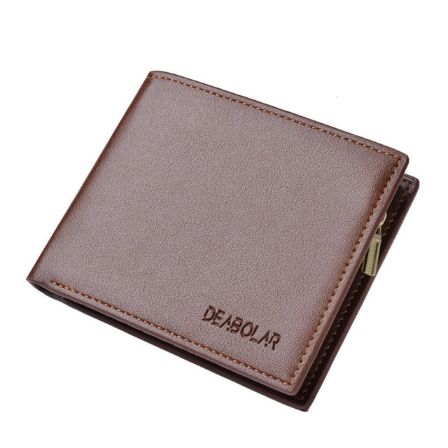 Personalized Wallet Men High Quality PU Leather for Him Engraved Wallets Men Short Purse Custom Photo Wallet Father's Day Gift