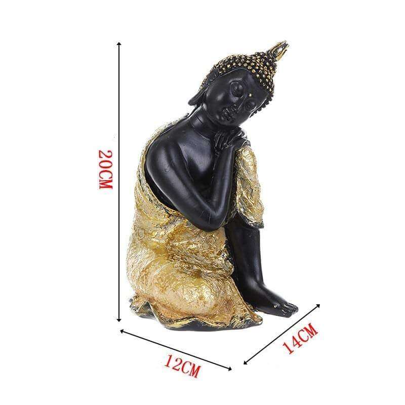 Buddhism Decor For Buddha Tathagata Sculpture Thailand Yoga Mandala Sculptures Resin Craft Amitabha Statue