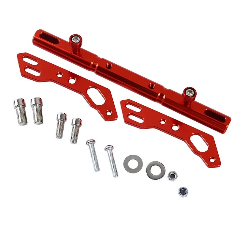 Red Motorcycle Mirror Seat Multifunctional Extension Bar Balance Bar Cross Bar Steering Wheel  Motorcycle Bike Handlebar