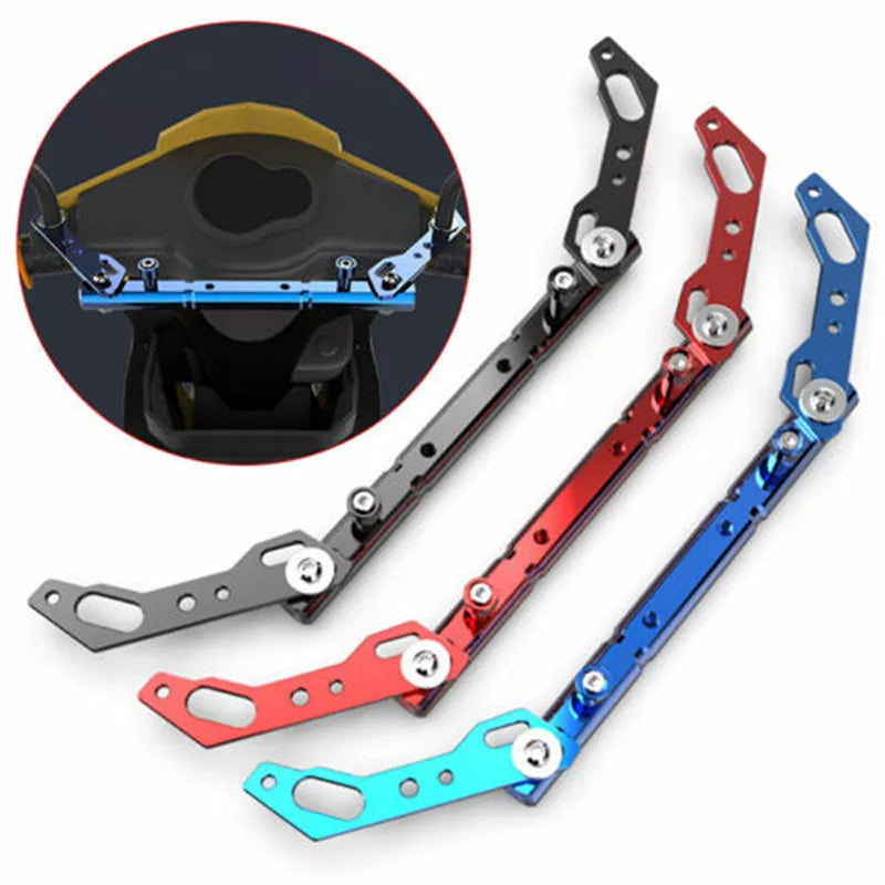 Red Motorcycle Mirror Seat Multifunctional Extension Bar Balance Bar Cross Bar Steering Wheel  Motorcycle Bike Handlebar