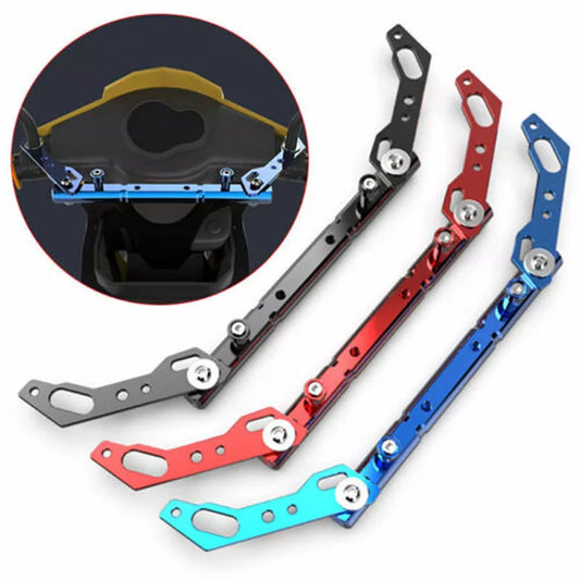 Red Motorcycle Mirror Seat Multifunctional Extension Bar Balance Bar Cross Bar Steering Wheel  Motorcycle Bike Handlebar